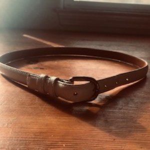 Vintage Cipriani White Leather Belt M